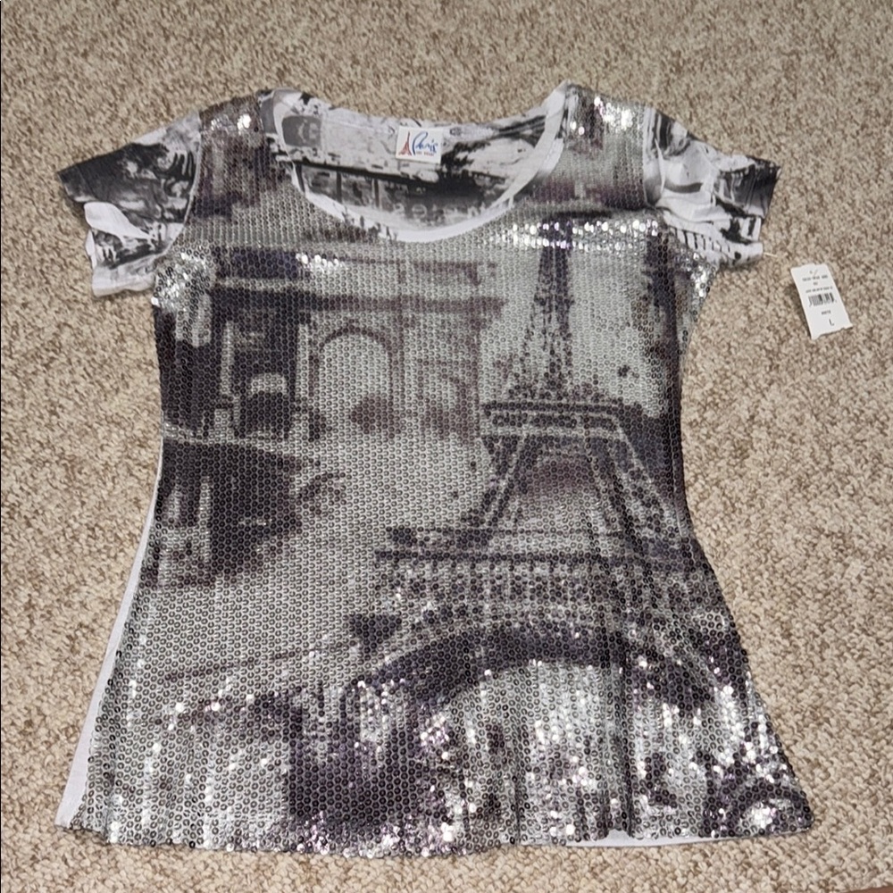 Sequin Paris Graphic Tee